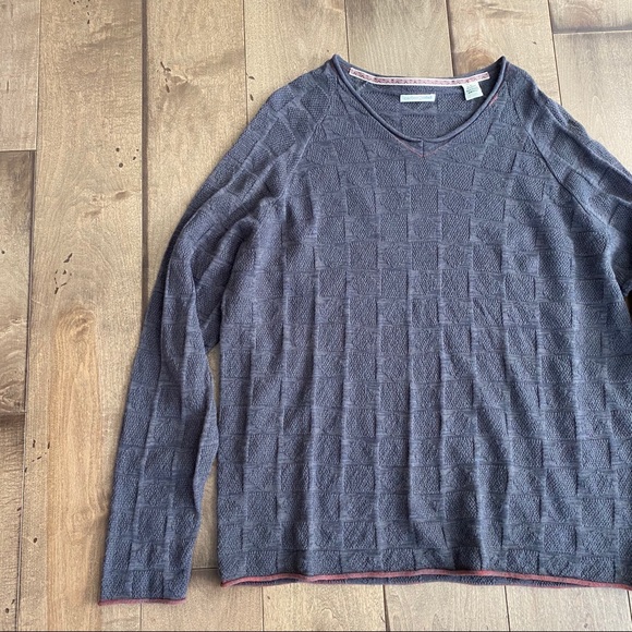 Carbon2Cobalt Pullover Sweater Ramie Cotton Gray - Picture 5 of 5